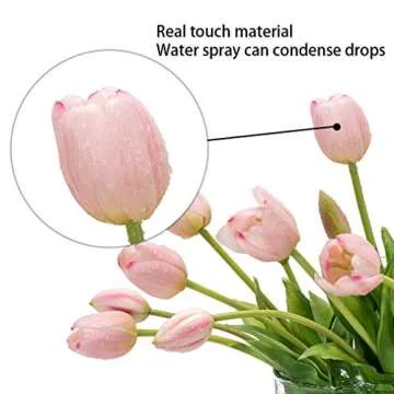 Realistic DUYONE Artificial Tulips for Home and Events