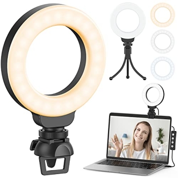 Ruyilam Laptop Ring Light for Video Conferencing