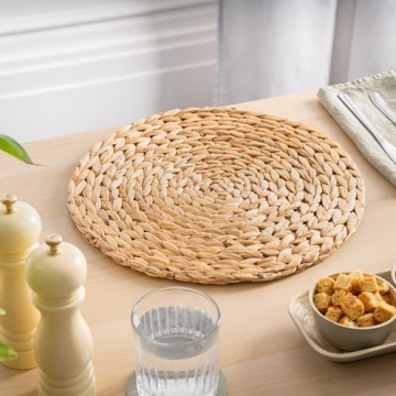 Dehaus® Round Placemats: Set of 6 Boho Table Mats