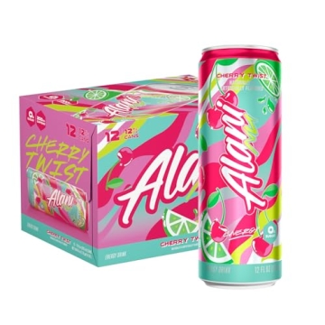 Alani Nu Sugar Free Cherry Twist Energy Drink 200mg Caffeine