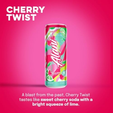 Alani Nu Sugar Free Cherry Twist Energy Drink 200mg Caffeine