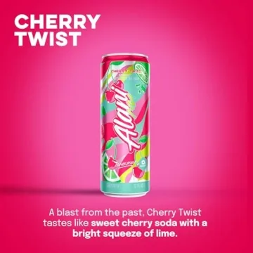 Alani Nu Sugar Free Cherry Twist Energy Drink 200mg Caffeine