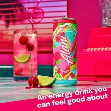 Alani Nu Sugar Free Cherry Twist Energy Drink 200mg Caffeine