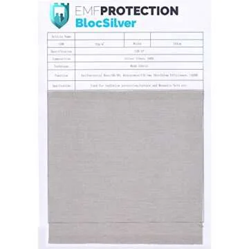 Blocsilver EMF Protection Fabric, Breathable, Versatile EMF Shielding Netting Anti Radiation Cell Towers/WiFi/Smart - High Protection Netting (10ft x 4.92ft Wide)