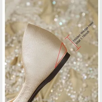 Gloritmo Square Toe Rhinestone Flats for All Occasions