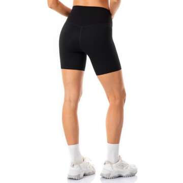 Lavento Women's All Day Soft Yoga Shorts for Comfort