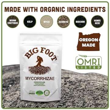 Big Foot Mycorrhizal Fungi Granular - Easy Root Stimulator - For 240 Plants - 2 Pounds