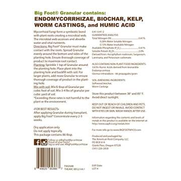 Big Foot Mycorrhizal Fungi Granular for All Plants