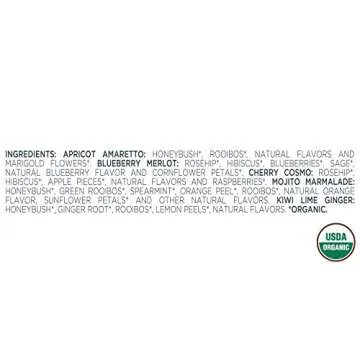 Tea Forte Herbal Retreat Organic Caffeine Free Premium Herbal Tea Petite Presentation Box Tea Sampler Gift Set, 10 Handcrafted Pyramid Tea Bag Infusers