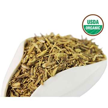 Licorice Root Tea 1LB (16Oz) 100% CERTIFIED Organic Licorice Root Cut and Sifted (Glycyrrhiza glabra), in 1 lbs. Bulk Resealable Kraft BPA free Bags from U.S. Wellness Naturals