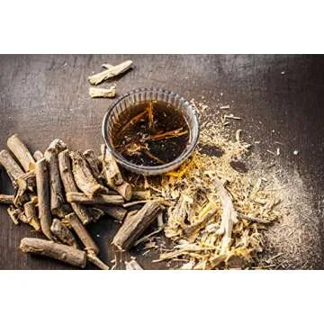 Licorice Root Tea 1LB (16Oz) 100% CERTIFIED Organic Licorice Root Cut and Sifted (Glycyrrhiza glabra), in 1 lbs. Bulk Resealable Kraft BPA free Bags from U.S. Wellness Naturals