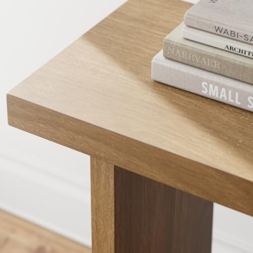 Nathan James Virgo Wood Accent Storage Console Sofa Table
