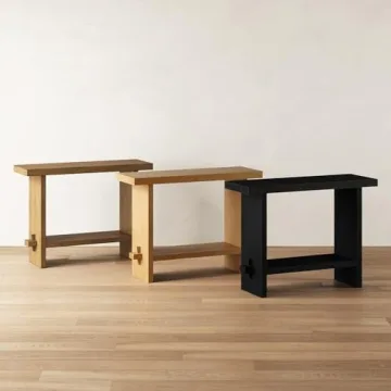 Nathan James Virgo Wood Accent Storage Console Sofa Table