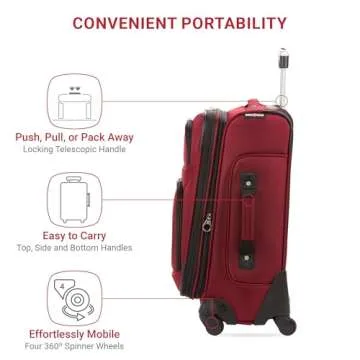 SwissGear Sion Stylish Expandable Carry-On Luggage