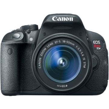 Canon EOS Rebel T5i DSLR with 18-55mm Lens for Photographers