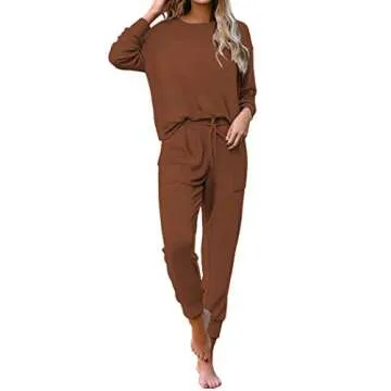NSQTBA Lounge Sets for Women 2 Piece Stylish Casual Wear