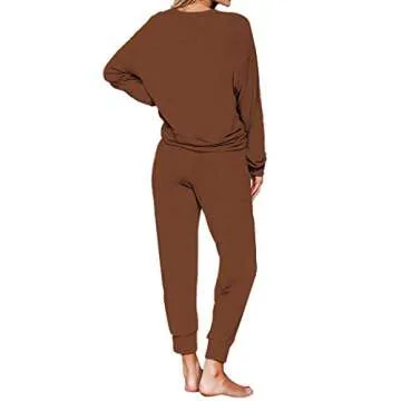 NSQTBA Lounge Sets for Women 2 Piece Stylish Casual Wear