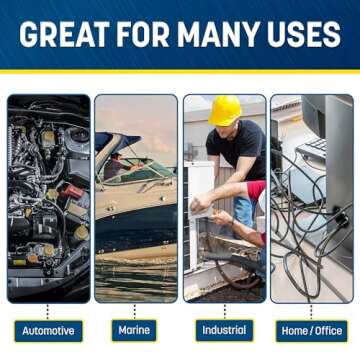 GS Power 1/4" x 50 Ft Cable Loom for Easy Management