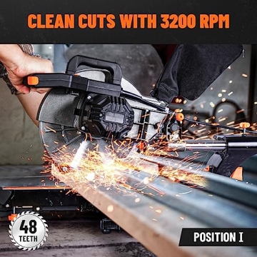 DOVAMAN 10 inch Sliding Compound Miter Saw - Precision Cutting