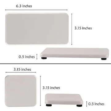 NiuYichee Absorbent Diatomite Coasters for Modern Homes