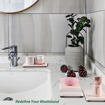 NiuYichee Absorbent Diatomite Coasters for Modern Homes