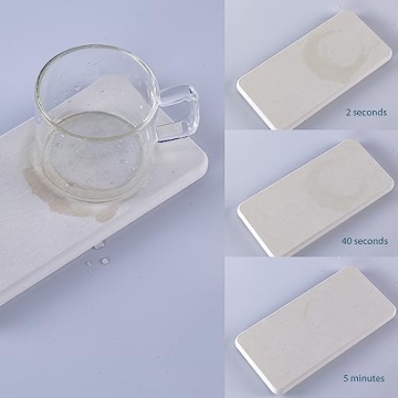 NiuYichee Absorbent Diatomite Coasters for Modern Homes