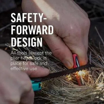 LEATHERMAN, Signal, 19-in-1 Multi-tool for Outdoors, Camping, Hiking, Fishing, Survival, Durable & Lightweight EDC, Made in the USA, Stainless Steel with Nylon Sheath