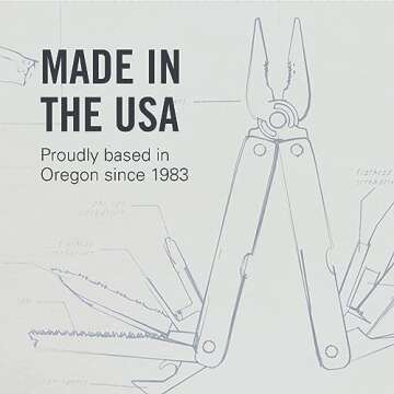 LEATHERMAN, Signal, 19-in-1 Multi-tool for Outdoors, Camping, Hiking, Fishing, Survival, Durable & Lightweight EDC, Made in the USA, Stainless Steel with Nylon Sheath