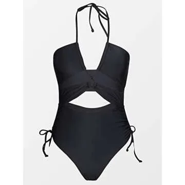 Sparkly One Piece Swimsuit for Women | SEASELFIE