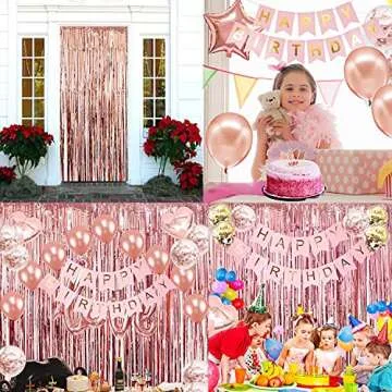 Rose Gold Birthday Decorations for Magical Celebrations