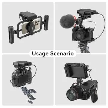 SmallRig Aluminum Power Bank Holder, Powerbank Mount Clamp Compatible with Width Range: 53 mm–84 mm (2.1–3.3 inches) and Thickness Range: 0 mm–18 mm (0–0.7 inch) Power Banks - BUB2336