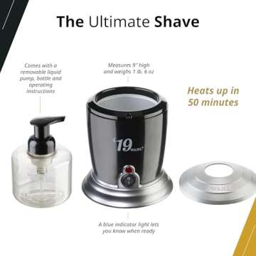 Wahl Professional 5 Star Hot Lather Machine with Fast Heating Ready Indicator Easy Maintenance
