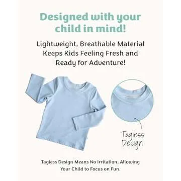 Caden Lane Boys' Rash Guard with UPF 50+, Quick-Dry