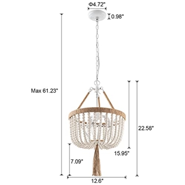 Stylish VILUXY Boho Chandelier for Modern Homes