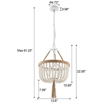 Stylish VILUXY Boho Chandelier for Modern Homes
