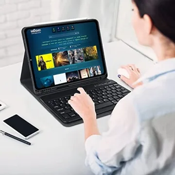 Premium Keyboard Case for iPad Air & Pro with Pencil Holder