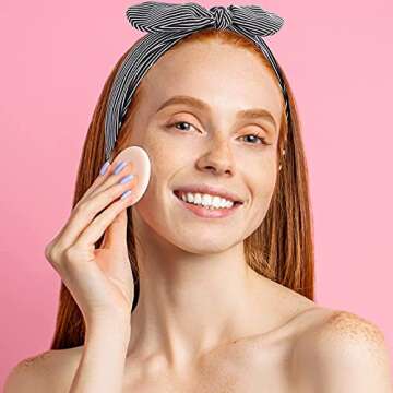 DRESHOW 6 Pack Knotted Bow Fashion Headband Rabbit ears Hairband Turban Headwrap Elastic Hair Accessories