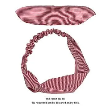 Fashionable DRESHOW Rabbit Ear Headbands - 6 Pack Stylish Accessories