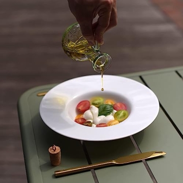 Elegant Bormioli Rocco Olive Oil Bottles - Set of 2