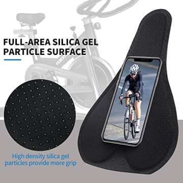 Comfortable Gel Padded Bike Seat Cover for All Cyclists