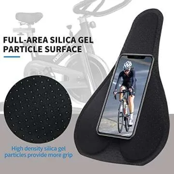 Comfortable Gel Padded Bike Seat Cover for All Cyclists