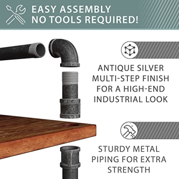 Barnyard Designs 5-Tier Etagere Bookcase for Stylish Storage