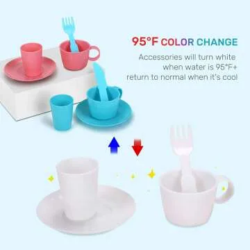CUTE STONE Kitchen Sink Toys - Color Changing Fun!
