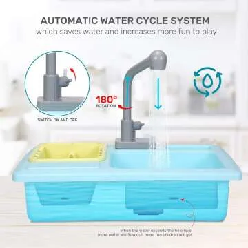 CUTE STONE Kitchen Sink Toys - Color Changing Fun!