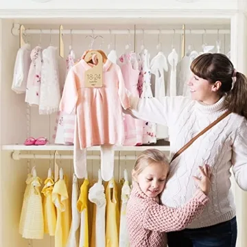 Wooden Baby Closet Dividers for Easy Baby Clothes Organization