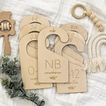 Wooden Baby Closet Dividers for Easy Baby Clothes Organization