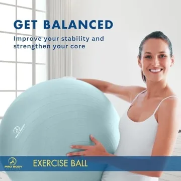 ProBody Pilates Yoga Ball - Anti-Burst & Versatile Fitness Aid