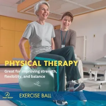 ProBody Pilates Yoga Ball - Anti-Burst & Versatile Fitness Aid