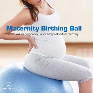 ProBody Pilates Yoga Ball - Anti-Burst & Versatile Fitness Aid