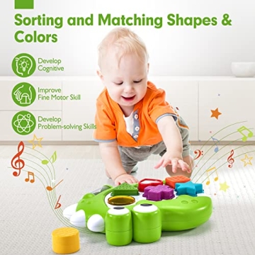 Musical Shape Sorter Toy for 1 Year Old Boys and Girls